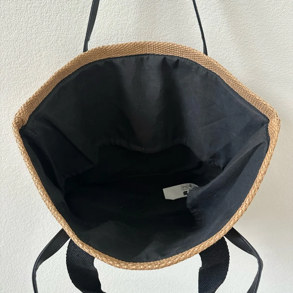 Intimissimi Tan and Black Tote Bag - Picture 3 of 7